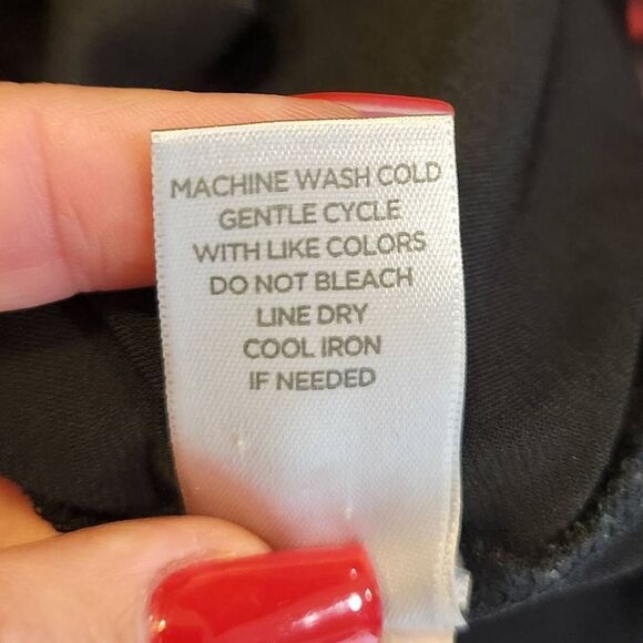 AVENUE Red Black Paisley Metallic Thread Special Occasion Blouse 18/20 (4934) - Picture 6 of 6